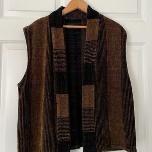 Lynn Yarrington Hand Woven Chenille Vest